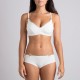 MARGUERITE IVOIRE VOLANT BEIGE COTON BIOLOGIQUE