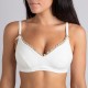 MARGUERITE IVOIRE VOLANT BEIGE COTON BIOLOGIQUE
