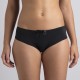 SHORTY JOHANNA NOIR COTON BIOLOGIQUE