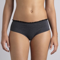 Organic Cotton Panties "Lison" [Grey]