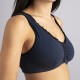 Brassiere Bleu Marine volant Noir