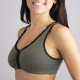 BRASSIERE KAKI VOLANT NOIR