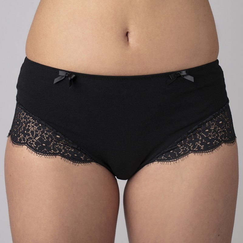 CULOTTE CAPUCINE NOIR NOUVELLE DENTELLE