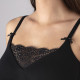Soutien-gorge Coton Bio "Capucine" [Noir New ]